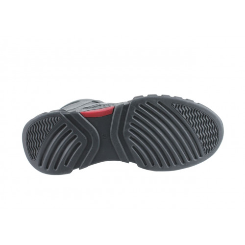 1293-01-02-40 Ботинки мужские AG shoes натур. мех (черные, кожа, мех) 