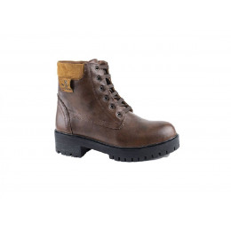 82184 ботинки женские AG Shoes (орех/кожа)