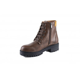 82184 ботинки женские AG Shoes (орех/кожа)