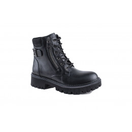 82316/1 ботинки женские AG Shoes (черный/кожа)