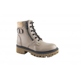 82316 ботинки женские AG Shoes (бежевый/кожа)