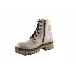 82316 ботинки женские AG Shoes (бежевый/кожа)