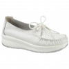 RR202-YXR21005-WHITE мокасины женские EVALLI (белый, кожа)
