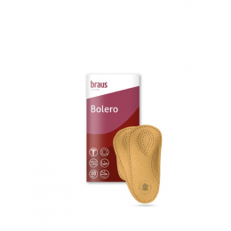 BRAUS Стельки ортопедические 2/3 Bolero (овечья кожа с жeстким супинатором ) р,43-44