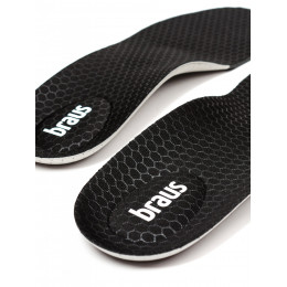 BRAUS Стельки CARBON SPORT ЧЕРНЫЕ р.43-44