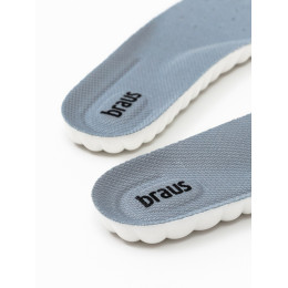 Стельки BRAUS EASYCLOUD (EVA-ПЕНА С ПАЛЬЧИКАМИ), цвет серый размер 35-36